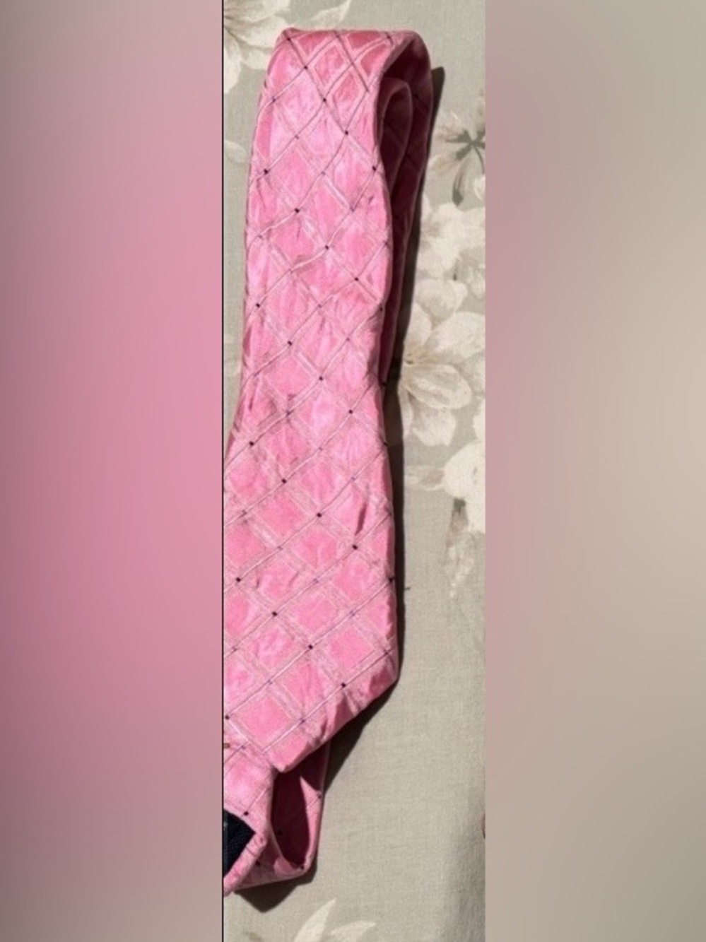 Nautica Pink Quilted Diamond-Detail Girls Dress